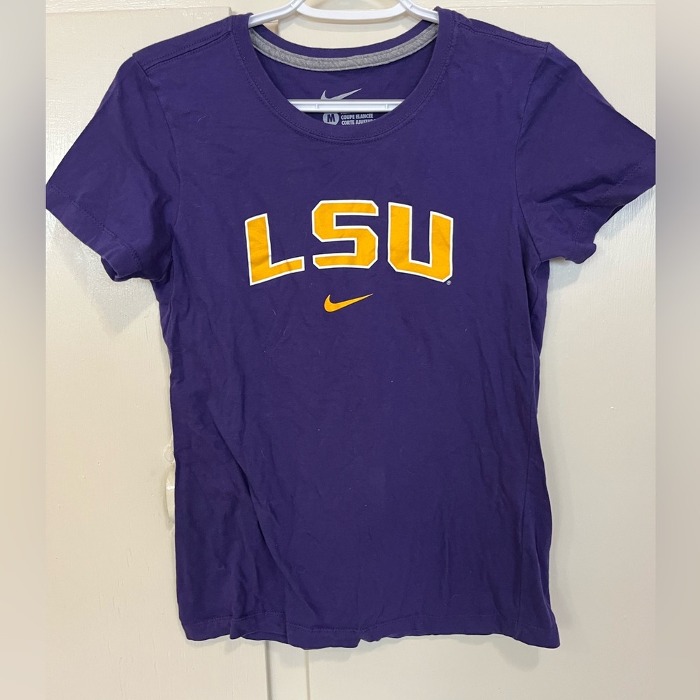 LSU Nike short sleeve shirt.